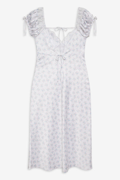 For Love and Lemons Sweet Escape Midi Slip Dress - White