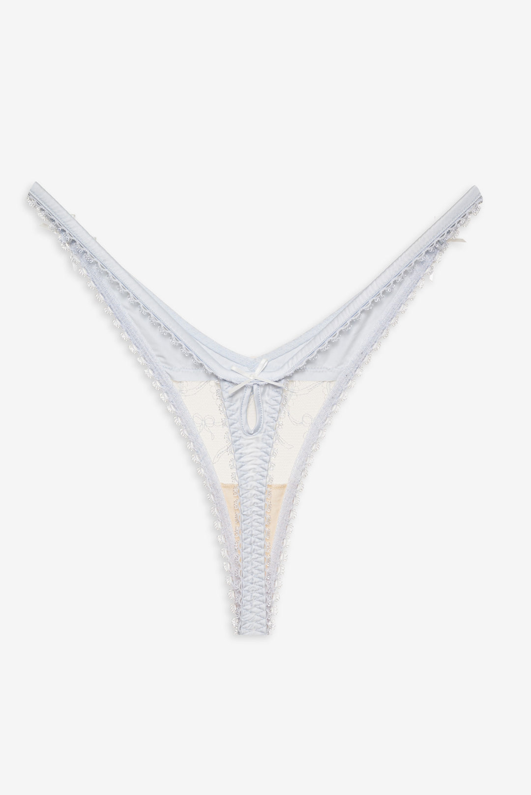 For Love and Lemons Pure Heart Thong Panty - White