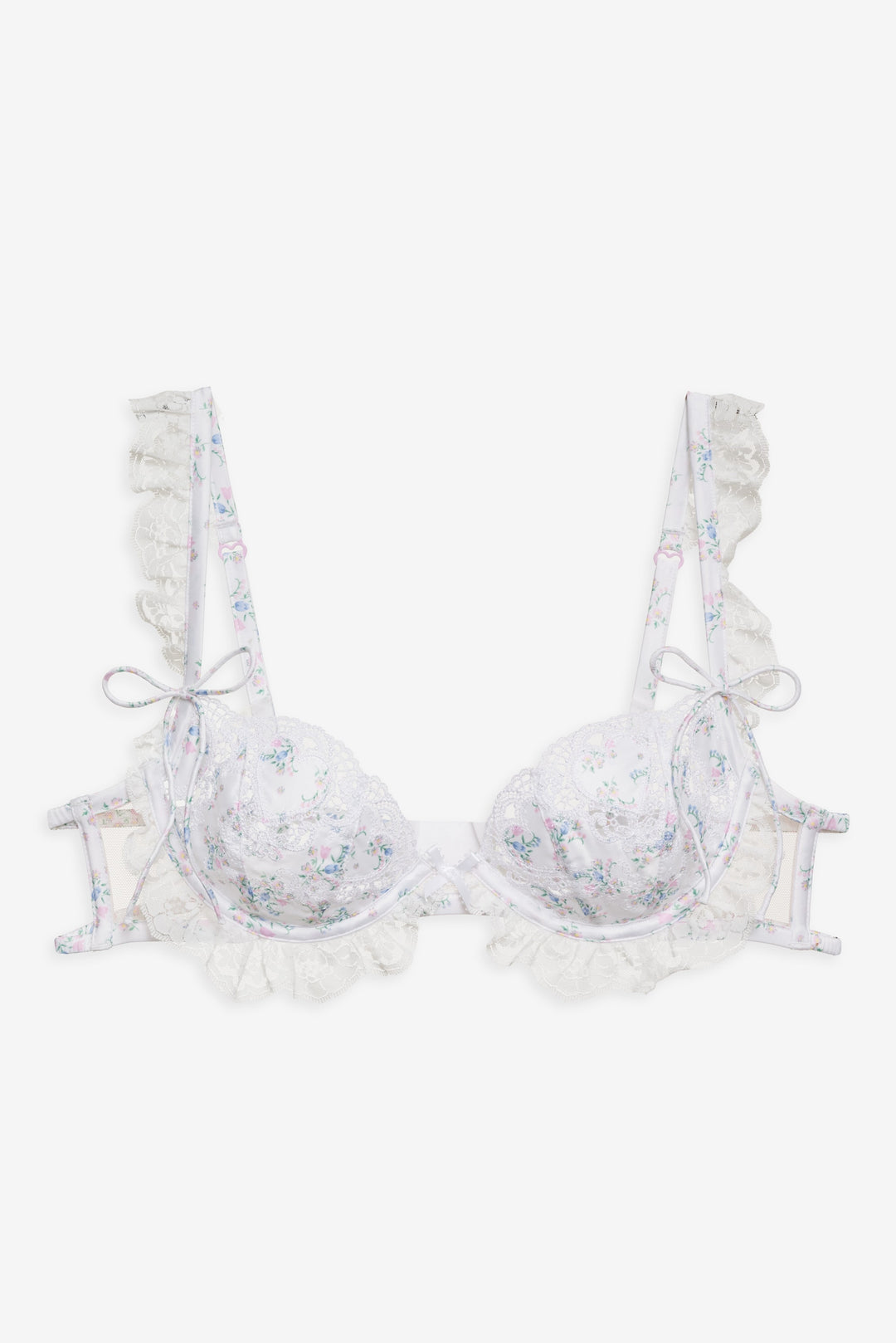 For Love and Lemons Sweet Escape Underwire Bra - White