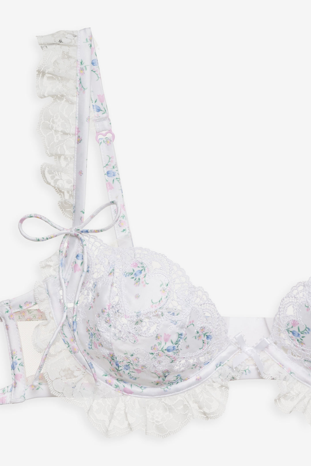 For Love and Lemons Sweet Escape Underwire Bra - White