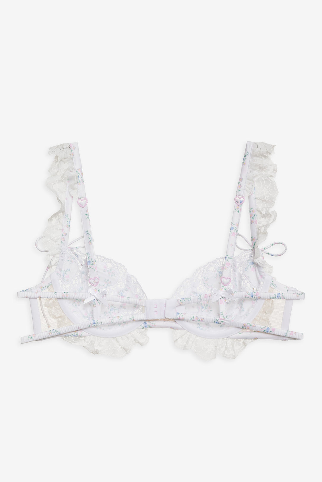For Love and Lemons Sweet Escape Underwire Bra - White
