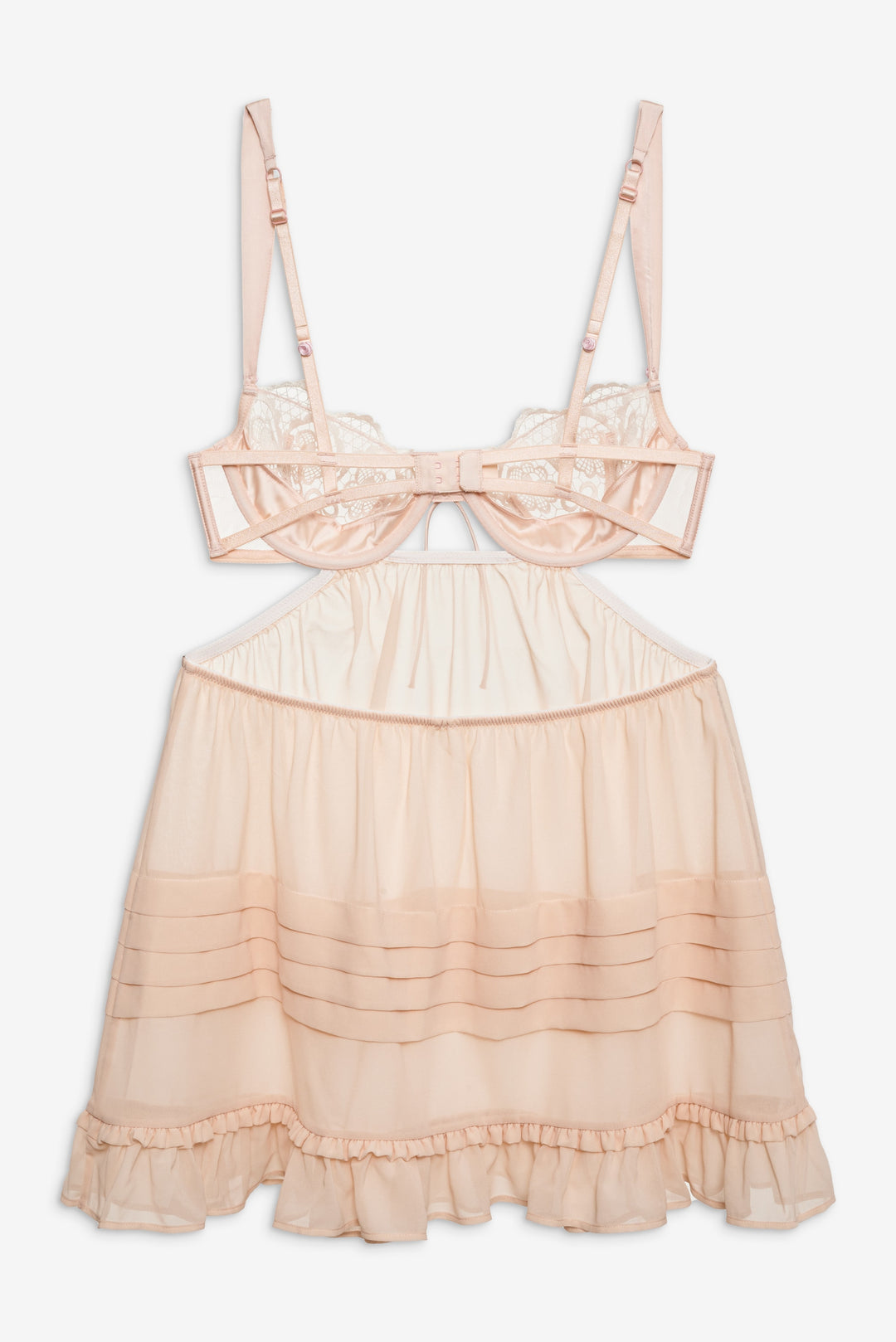 For Love and Lemons Tea Cake Lace Slip Dress - White