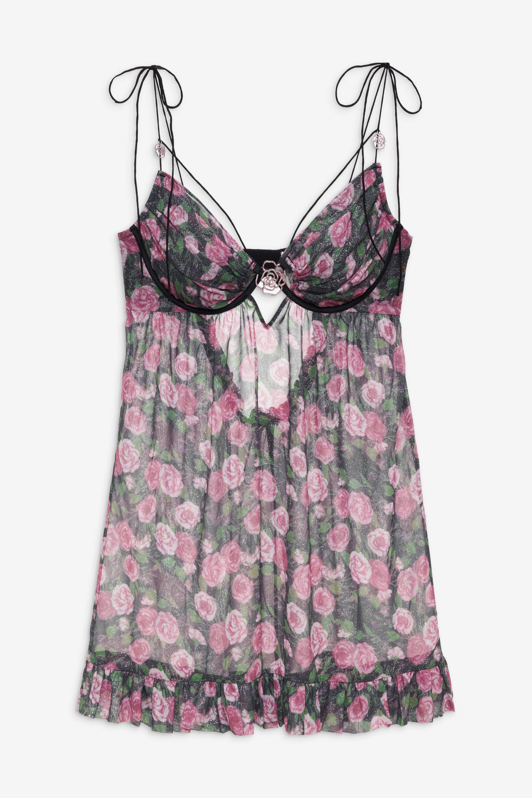 For Love and Lemons Ciara Slip Dress - Black