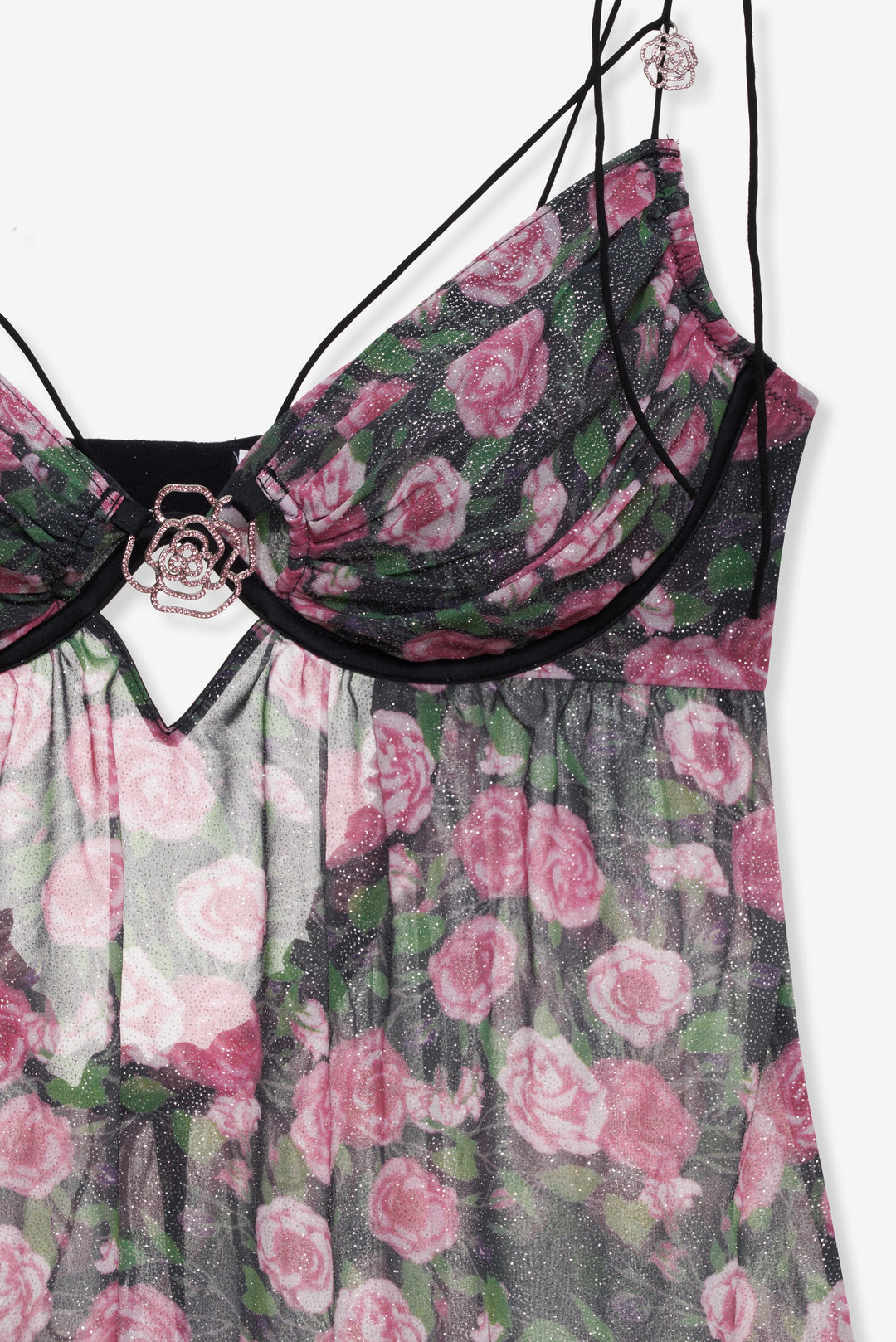 For Love and Lemons Ciara Slip Dress - Black