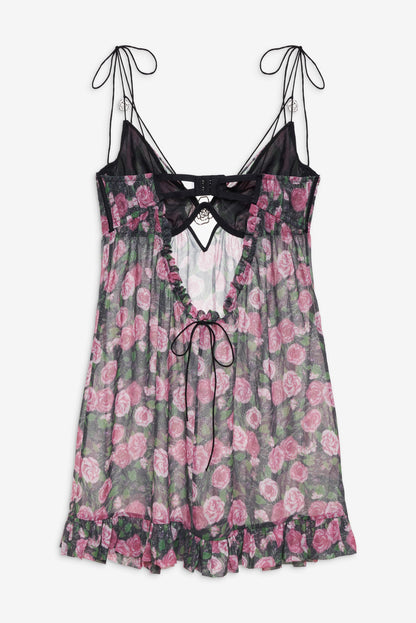 For Love and Lemons Ciara Slip Dress - Black