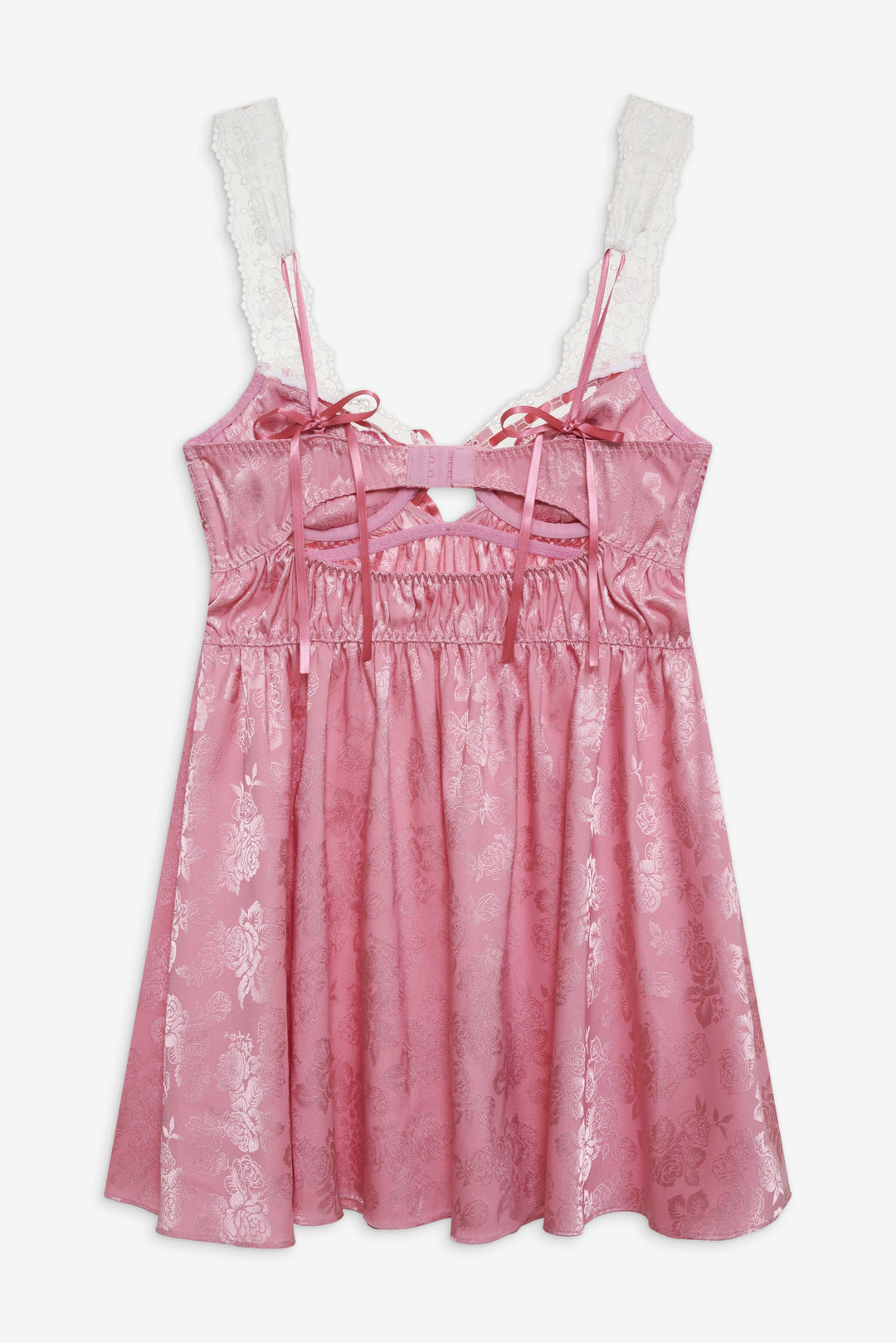 For Love and Lemons Rose Milk Eyelet Slip Dress - Pink