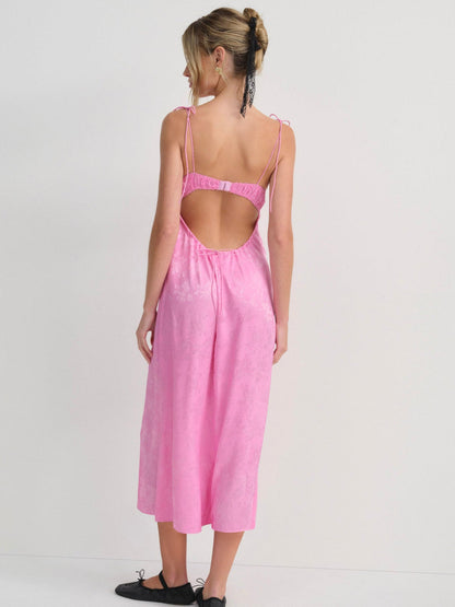 For Love and Lemons Maye Embroidered Slip Dress - Pink
