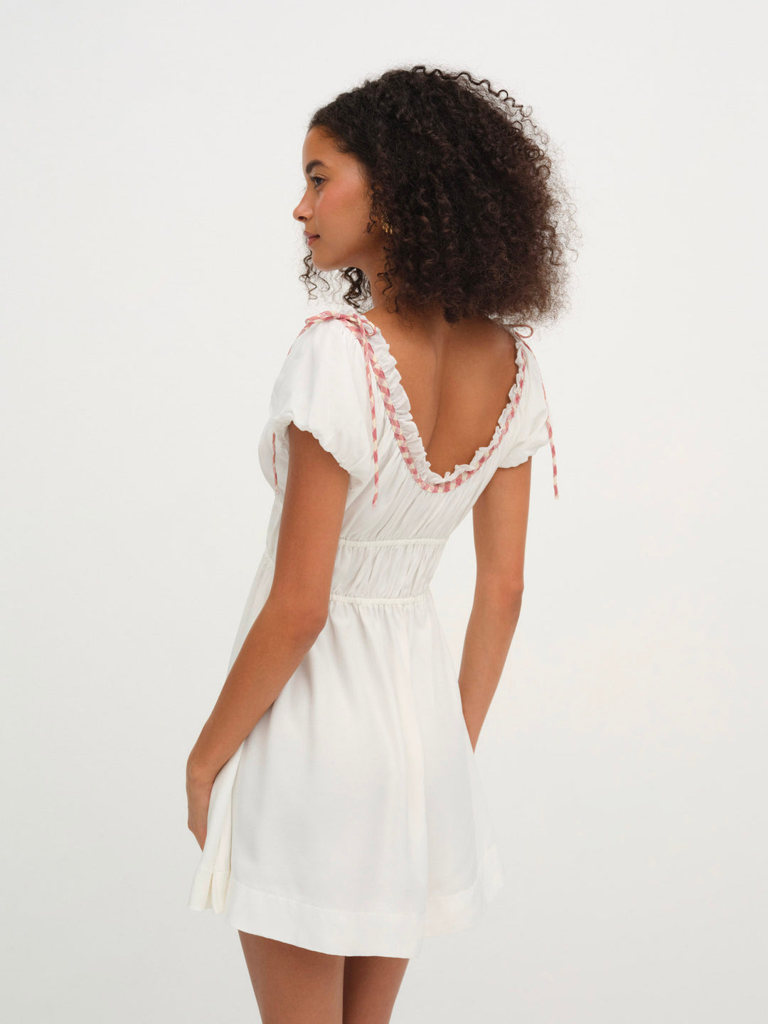 For Love and Lemons Georgia Corset Slip Dress - Red
