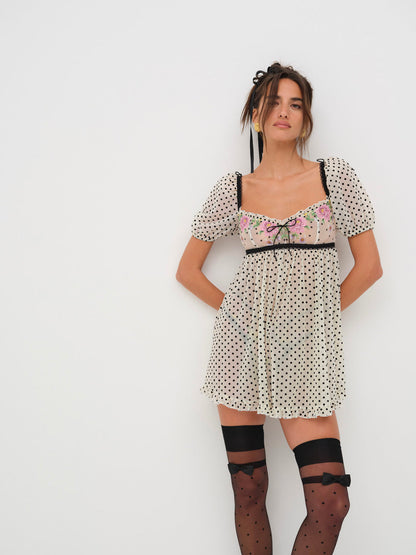 For Love and Lemons Joannie Slip Dress - Pink