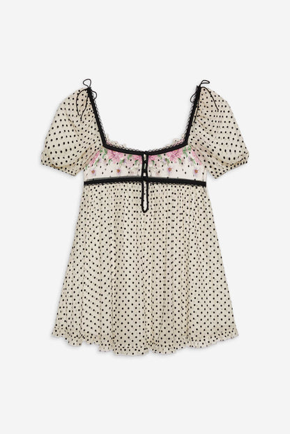 For Love and Lemons Joannie Slip Dress - Pink