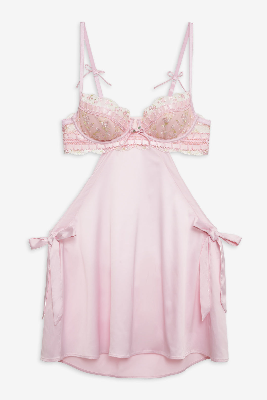 For Love and Lemons Pinkaboo Slip - Pink