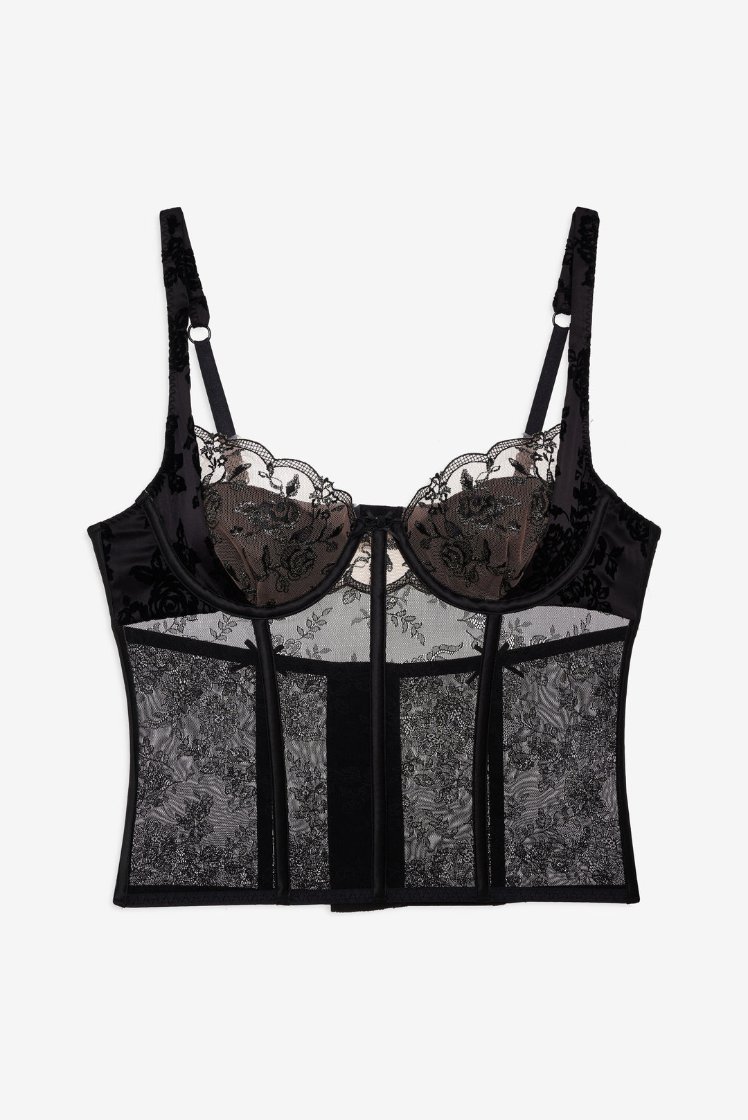 For Love and Lemons Sonia Bustier - Black