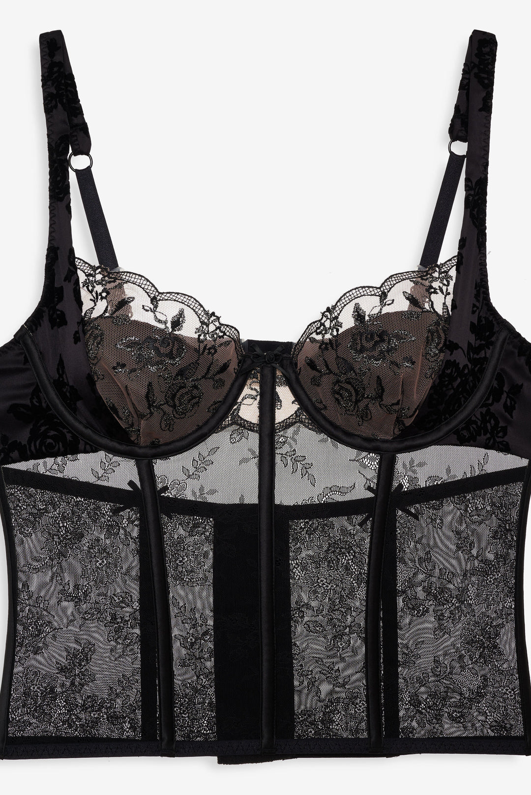 For Love and Lemons Sonia Bustier - Black