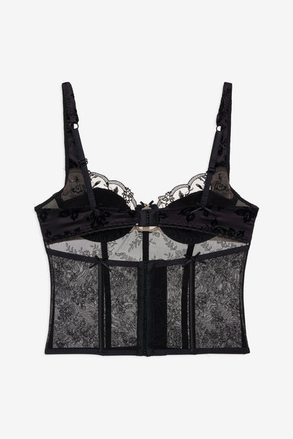 For Love and Lemons Sonia Bustier - Black