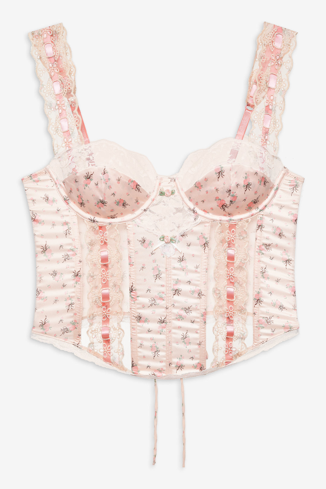 For Love and Lemons Peaches & Cream Bustier - Peach