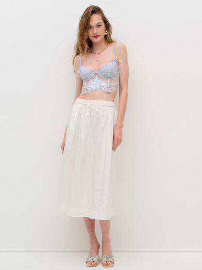For Love and Lemons Baby's Breath Bustier - Blue