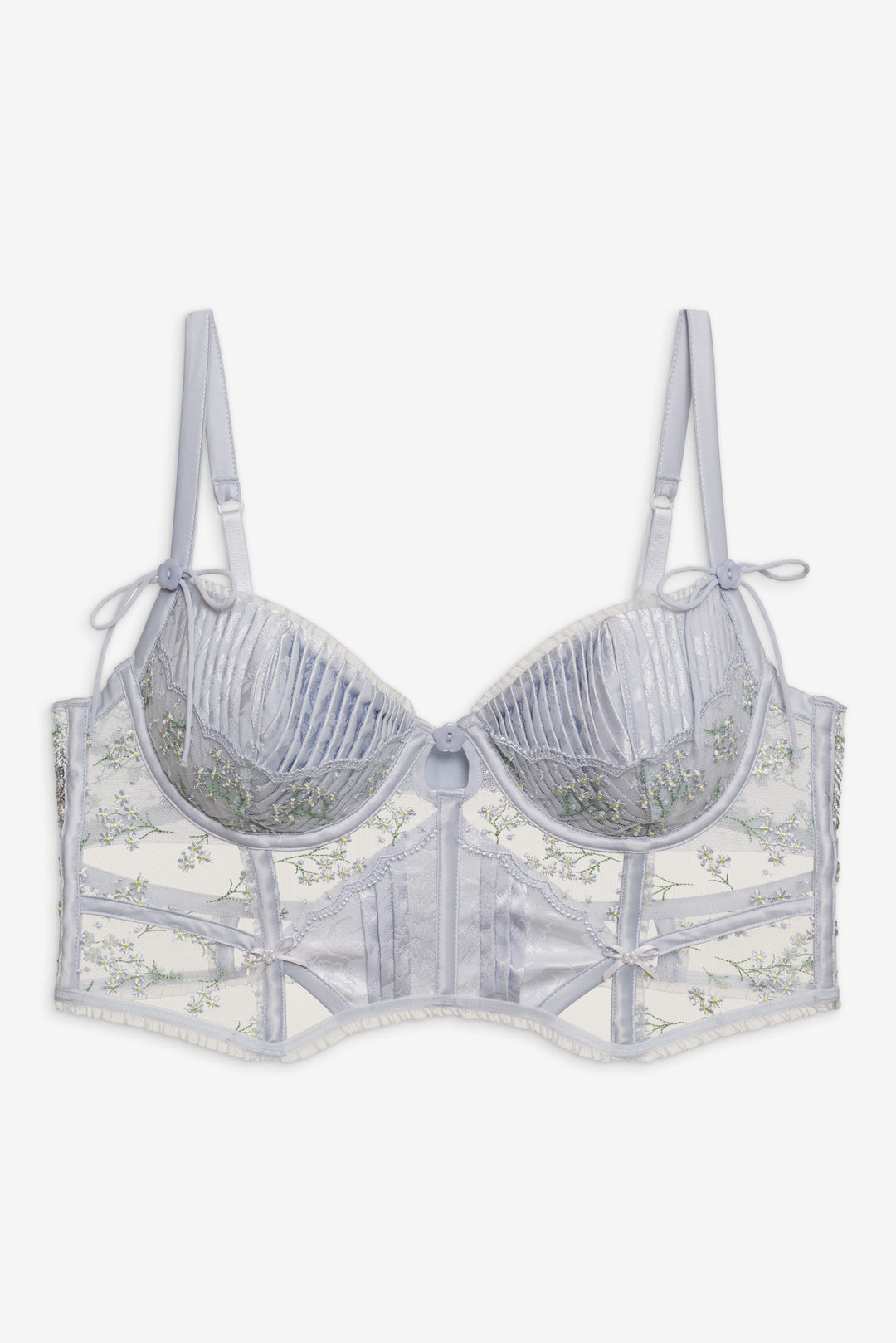 For Love and Lemons Baby's Breath Bustier - Blue