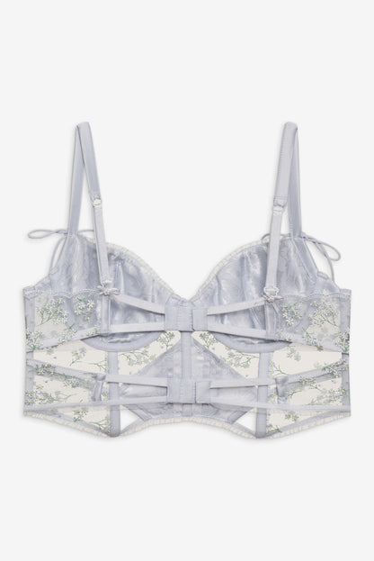 For Love and Lemons Baby's Breath Bustier - Blue