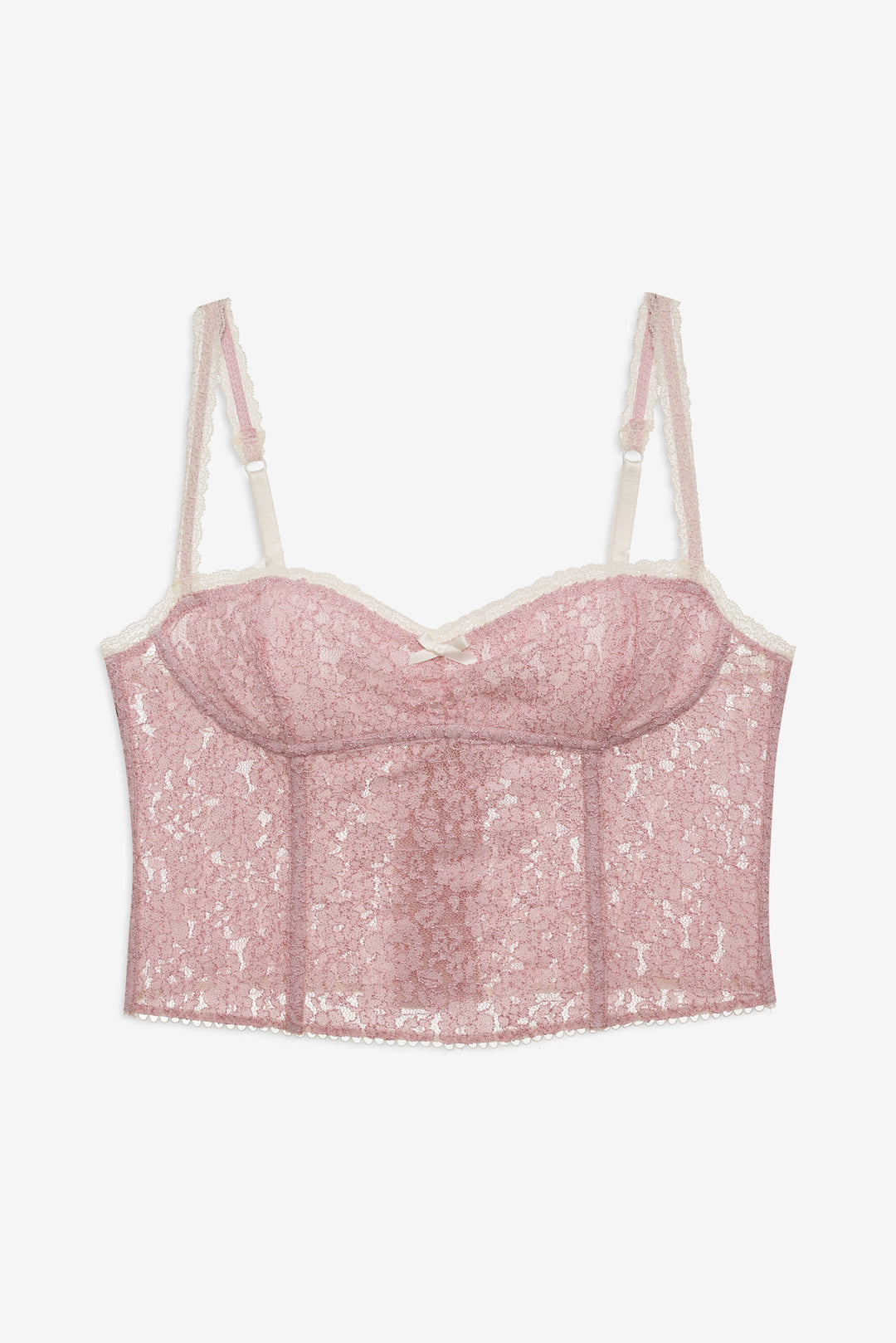 For Love and Lemons Pamela Stretch Bustier - Pink