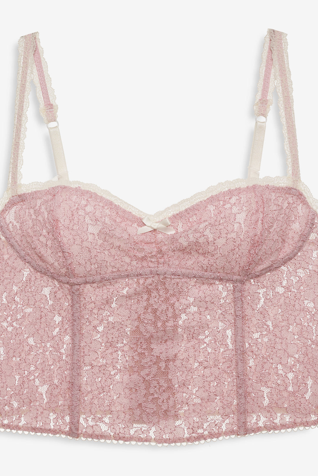 For Love and Lemons Pamela Stretch Bustier - Pink