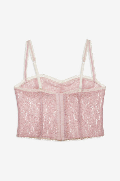 For Love and Lemons Pamela Stretch Bustier - Pink