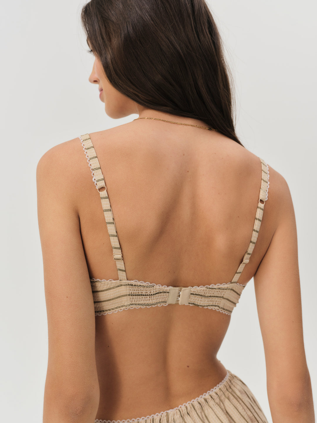 For Love and Lemons Mindy Underwire Bra - Brown