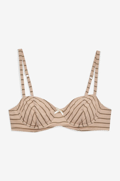 For Love and Lemons Mindy Underwire Bra - Brown