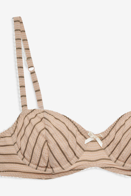 For Love and Lemons Mindy Underwire Bra - Brown