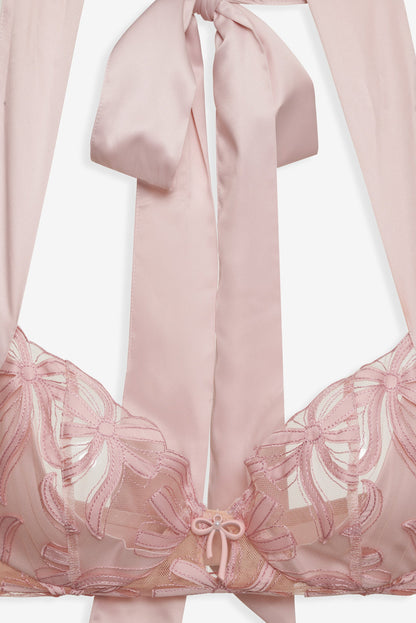 For Love and Lemons Hallie Underwire Bra - Pink