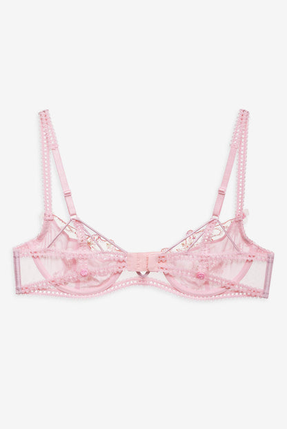 For Love and Lemons Dainty Daphne Underwire Bra - Pink