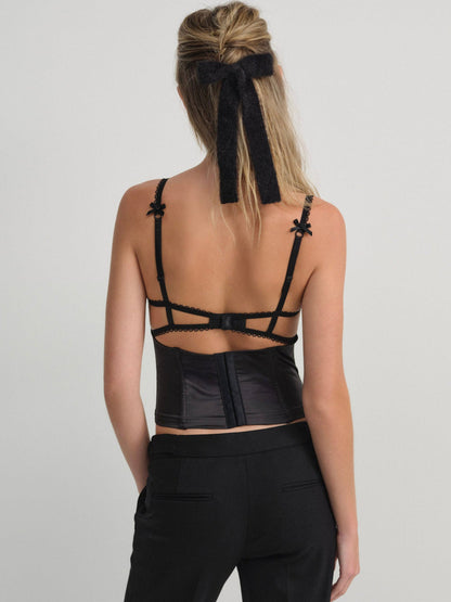 For Love and Lemons Papillon Bustier - Black