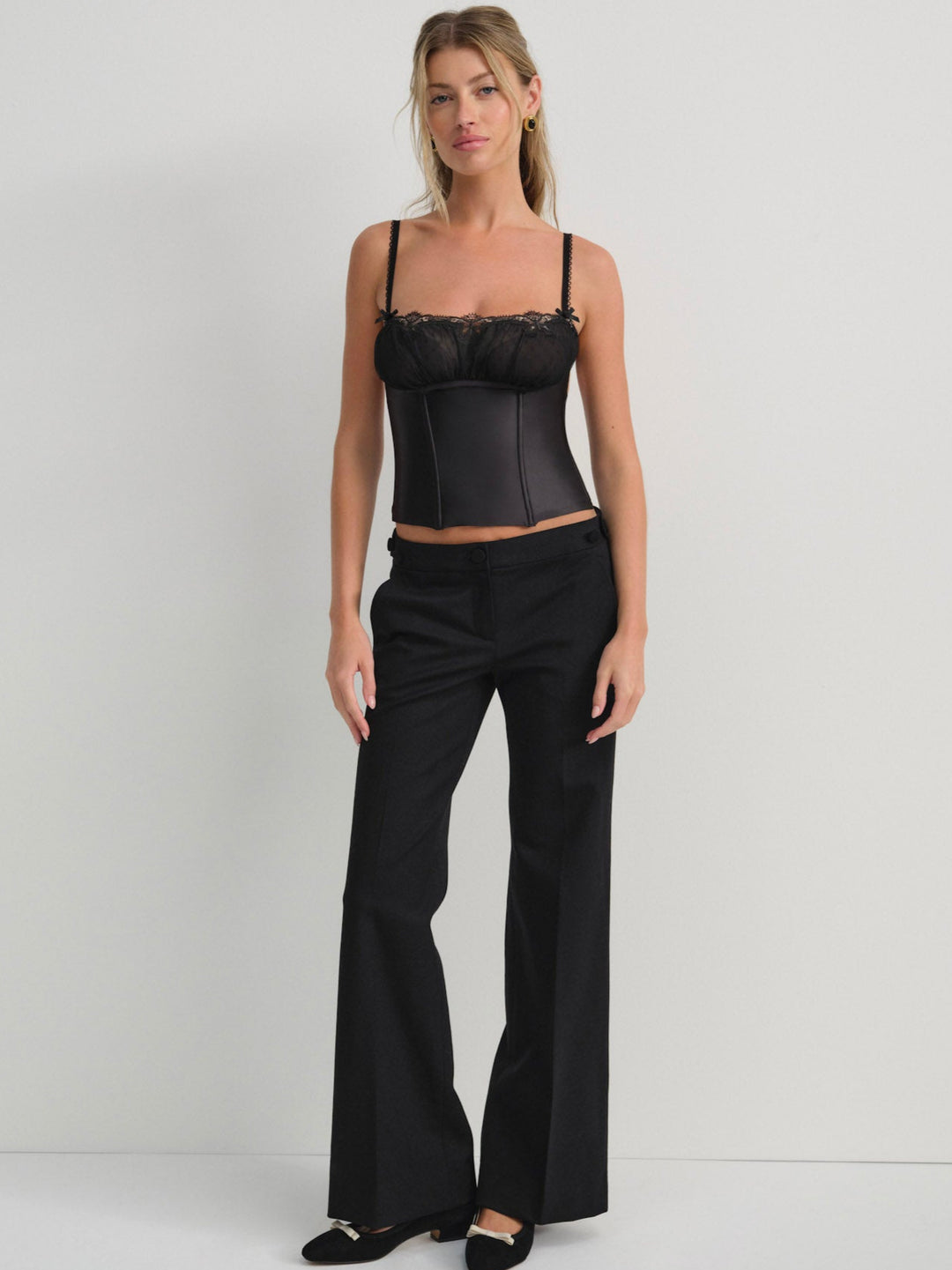 For Love and Lemons Papillon Bustier - Black