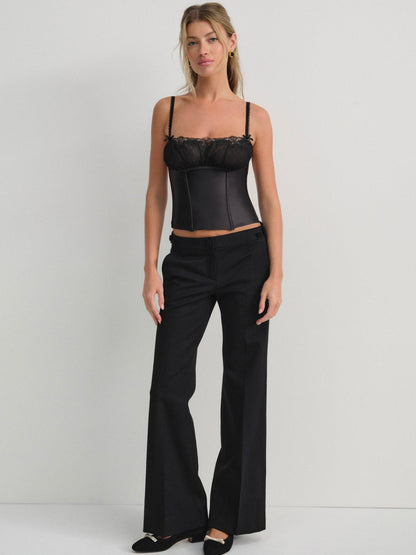 For Love and Lemons Papillon Bustier - Black