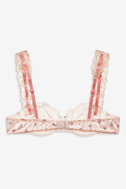 For Love and Lemons Peaches & Cream Underwire Bra - Peach