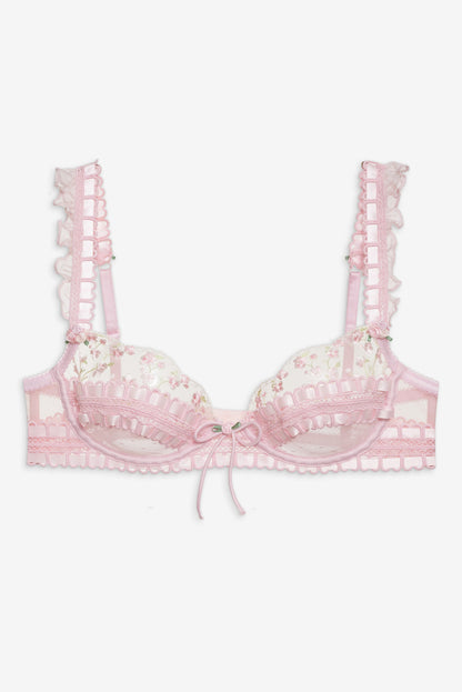 For Love and Lemons Pinkaboo Underwire Bra - Pink