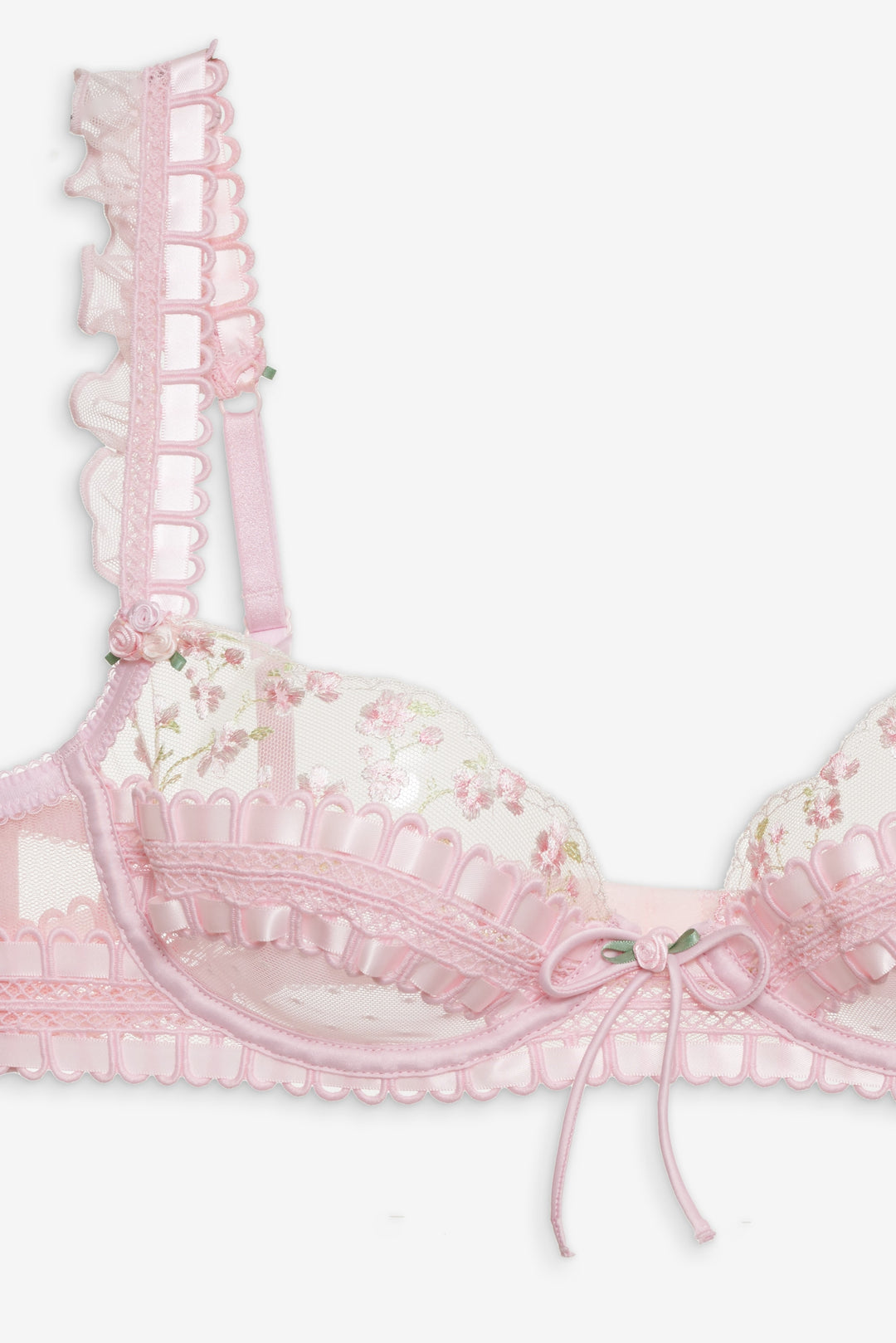 For Love and Lemons Pinkaboo Underwire Bra - Pink