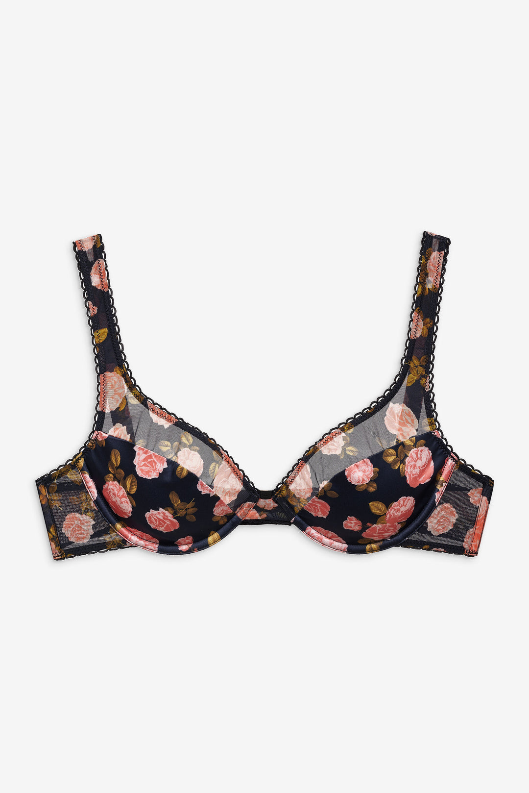 For Love and Lemons Kayla Underwire Bra - Navy