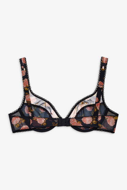 For Love and Lemons Kayla Underwire Bra - Navy