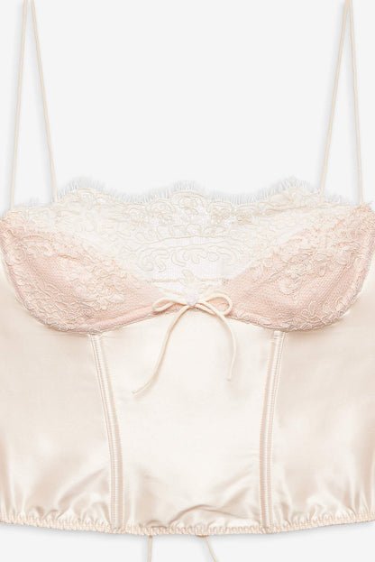 For Love and Lemons Victoria Bustier - Cream