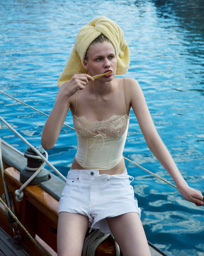 For Love and Lemons Victoria Bustier - Cream