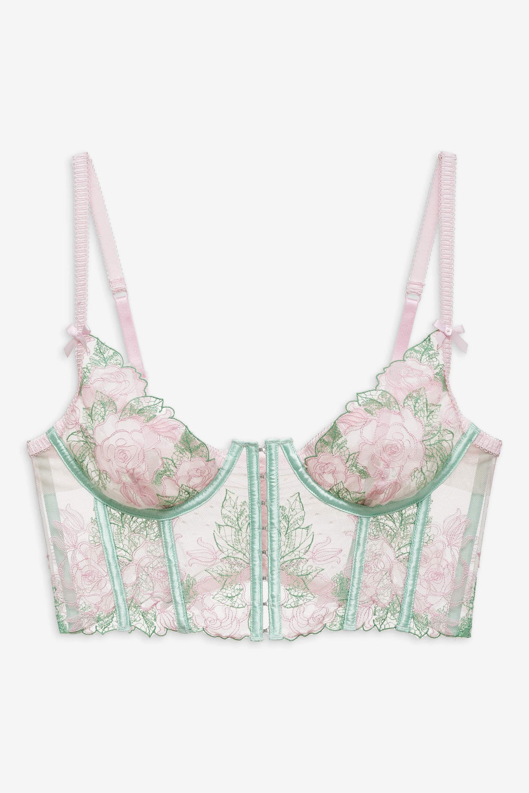 For Love and Lemons Love Story Bustier - Green