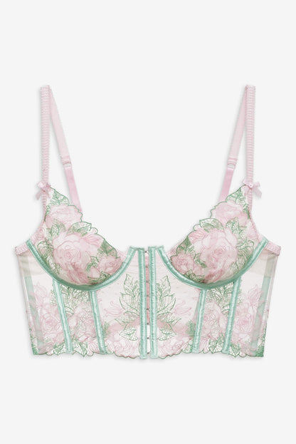 For Love and Lemons Love Story Bustier - Green