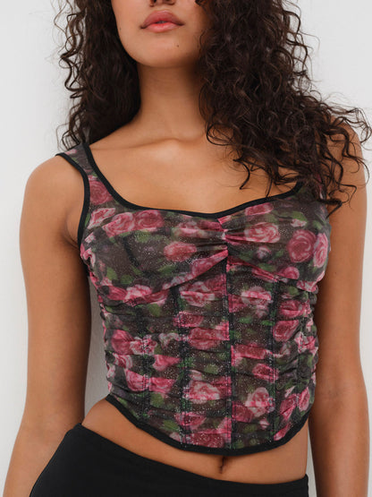For Love and Lemons Ciara Bustier - Black
