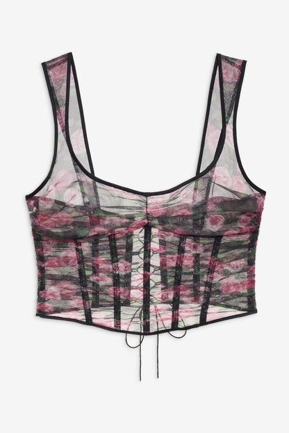For Love and Lemons Ciara Bustier - Black