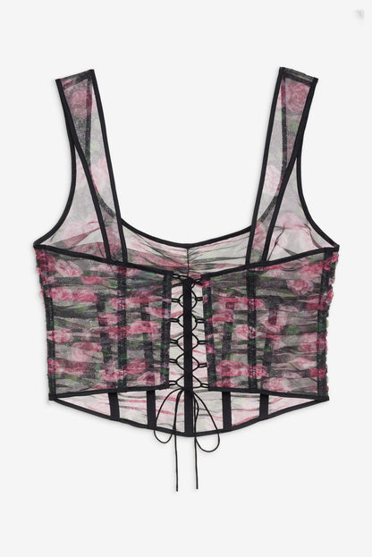 For Love and Lemons Ciara Bustier - Black