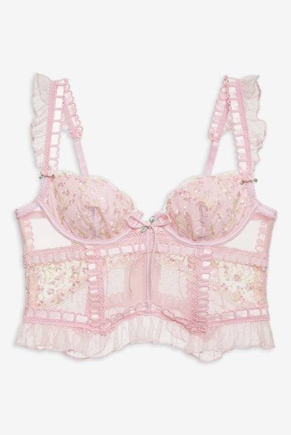 For Love and Lemons Pinkaboo Bustier - Pink