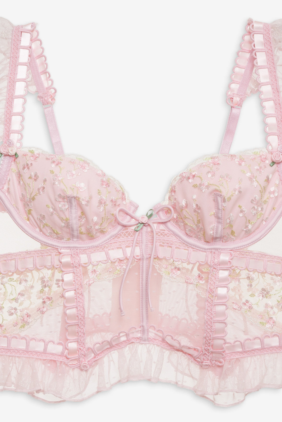 For Love and Lemons Pinkaboo Bustier - Pink