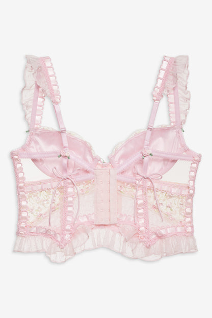 For Love and Lemons Pinkaboo Bustier - Pink