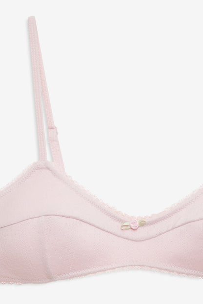 For Love and Lemons Elliana Bralette - Dusty Pink
