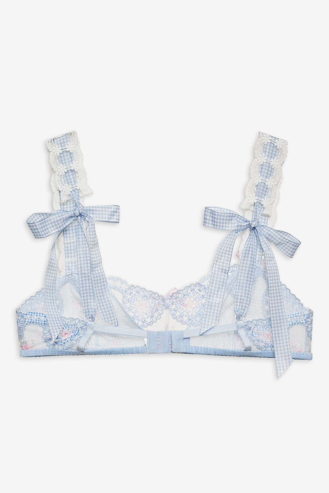 For Love and Lemons Dainty Doily Bralette - Blue